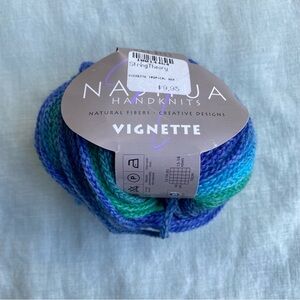 Nashua Handknits Vignette Tropical Sea 50g 100% superwash wool yarn ball skein